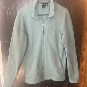 Patagonia Blue Utility Jacket with Stand-Up Collar